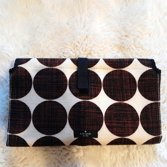 kate spade Handbags - Kate Spade New York Travel Case Women's Lingerie Pouch Folding Clutch EUC